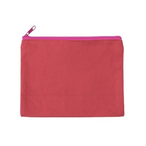 Étui à fermeture éclair noir personnalisé pochette de maquillage de voyage à la mode portable écologique sac de rangement en toile en tissu pour cosmétiques avec logo - Product Image 4