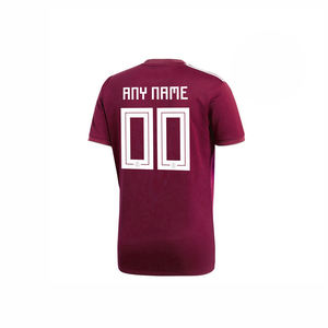 Conjunto de camiseta de fútbol sublimada personalizada de alta calidad transpirable de talla grande uniforme de fútbol para adultos ropa de Club - Product Image 4