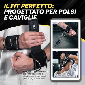 Muñequeras para Máquinas de Cable, Anillos en D, Correas de Gimnasio Acolchadas de Neopreno para Entrenamiento de Fuerza, Protección Profesional - Product Image 5