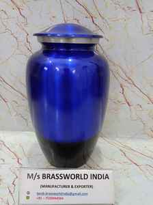 Urna de cremación conmemorativa para cenizas de adultos, suministros funerarios de latón elegante, novedad de 2023 - Product Image 2