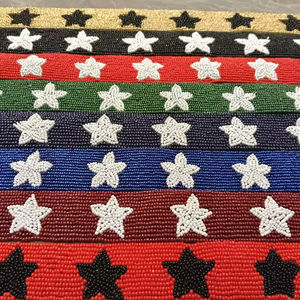 Handmade Beaded Purse Strap <b>Star</b> StrapsAll Names Available. - Product Image 1