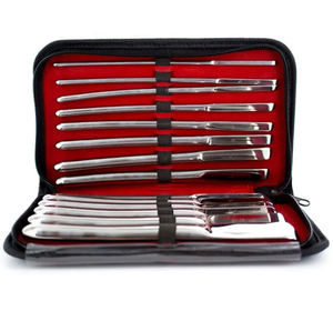 Hegar Dilatatore Uterino/dilatatore Hegar Uretrale Set Di Suoni 8 Pz - Foto 4