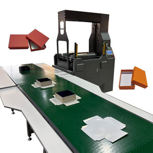 반자동 고급 경질 골판지 상자 제조기 향수 신발 선물 전화 상자 성형기 - Product Image 1