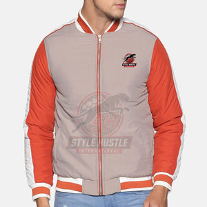 Servicio OEM, Diseño con Logotipo Propio, Chaqueta Bomber para Hombre, Chaqueta Bomber de Alta Calidad y Moda para Hombre - Product Image 2