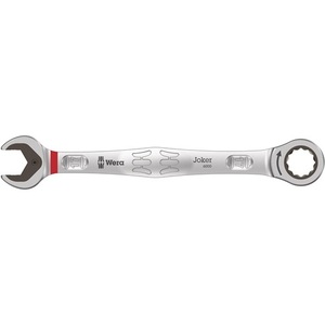 Clé à cliquet à double embout WERA, largeur de clé 17 mm, longueur 224 mm, droite - Product Image 1
