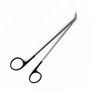 Tijeras Vasculares Manuales de Acero Inoxidable Antiácido, Instrumentos Quirúrgicos Curvos Afilados, Microcirugía, Disección, Logotipo Personalizado - Product Image 2