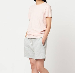 Camiseta de manga corta hecha a medida para mujer, algodón Pima pesado, transpirable, de punto, Color sólido, 3D bonito bordado con estampado, venta al por mayor - Product Image 6