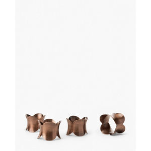 แหวนรองผ้าเช็ดปากโลหะดีไซน์มงกุฎสีทองและสีเงินสุดหรู ขายดีที่สุด สำหรับงานแต่งงาน งานเลี้ยง และตกแต่งโต๊ะ - Product Image 4