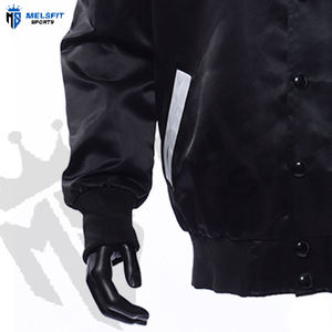 Nouvelle conception, meilleure qualité, veste en satin pour homme, devant surélevé, personnalisée, légère, vêtement d'hiver respirant, coupe-vent, écologique - Product Image 4