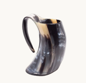 Tazas de Cerveza de Cuerno de Búfalo Personalizadas, Tazas de Cuerno Religiosas Ecológicas, Artículos para Beber y Accesorios, Taza de Cuerno - Product Image 2