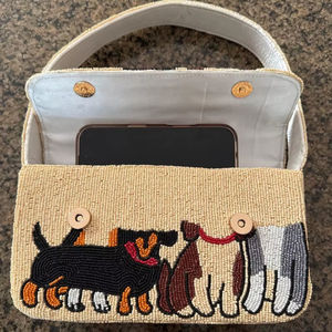 Sac à main brodé de haute qualité, élégant, luxueux, avec des perles, sac à main élégant pour femmes, sac à bandoulière, cadeau de mariage, sac de soirée - Product Image 1