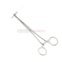 Pince hémostatique pour septum de qualité supérieure, 6,5 pouces, courbée, en acier inoxydable chirurgical, plaquée argent, unisexe, pour piercing corporel