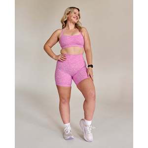 Sujetador Deportivo Acolchado Momentum con Efecto Push-Up para Mujer, Ligero, Talla Grande, Ropa Deportiva para Gimnasio, Estampado Energy, Color Marshmallow, Talla XS - Product Image 5