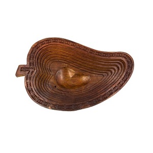 Handcrafted Natural <b>Wooden</b> Bowl for Eco-Friendly Home Kitchen Salad & Fruit Serving <b>Rustic</b> Look <b>Dining</b> <b>Table</b> Decor - Product Image 1