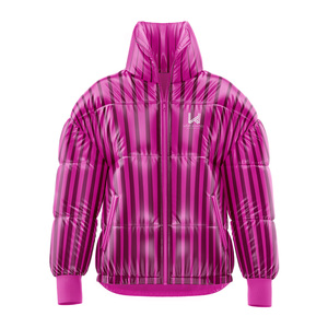 Porter 4 jeux léger imperméable au vent personnalisé impression 3D col roulé unisexe doudoune veste confortable durable hiver veste - Product Image 1