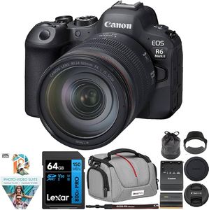 Cámara sin Espejo R6 Mark II + Lente RF 24-105mm F/4 L IS USM, Kit de Lentes, 4K, Envío Inmediato, Producto Original de Alta Calidad, Éxito de Ventas 2026 - Product Image 3