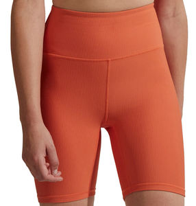 Fabricación personalizada de pantalones cortos de Yoga de cintura alta para mujer sin costuras sólido Spandex Nylon secado rápido colores personalizados Logo Fitness EE. UU. - Product Image 1