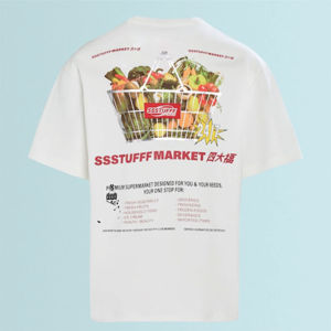 Camiseta de cuello pesado 2023 de alta calidad: fabricación personalizada OEM en blanco, cuello simulado, camiseta Boxy Fit para hombre - Product Image 3