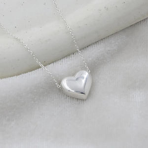 Collar de Plata de Ley 925 con Colgante de Corazón, Estilo Moderno, para Uso Diario, Joyería Fina y Minimalista - Product Image 2