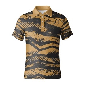 Camiseta de Golf Premium de Jersey Sólido para Hombre, Tejido de Secado Rápido, Corte Regular, Ligera, con Logotipo Personalizado OEM - Product Image 4