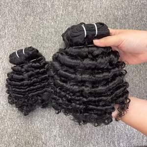 Tendance 100% naturel humain Remy cheveux birman bouclés dentelle avant Vietnam trame de cheveux pour les femmes modernes - Product Image 2