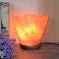 Lampes en sel de l'Himalaya naturel pur, en cristal poli de haute qualité, matériau durable pour la décoration de la maison