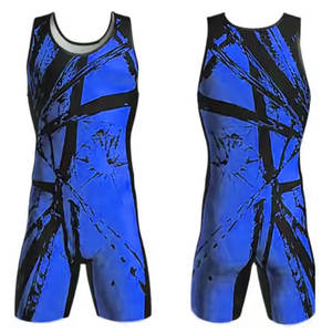 เสื้อกล้ามมวยปล้ำยืดผ้าสแปนเด็กซ์/ โพลีเอสเตอร์สำหรับทุกเพศ OEM - Product Image 2