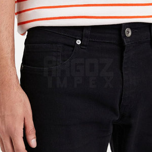 Jean Homme Sur Mesure Le Plus Vendu 100% Coton Design Unique Lavé Décontracté Taille Mi-Haute Léger Séchage Rapide Respirant - Product Image 4