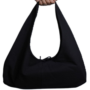 Sac fourre-tout en toile avec logo imprimé personnalisé sac à bandoulière blanc solide réutilisable de style tendance sac vierge promotionnel à usage supermarché - Product Image 3