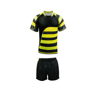Venta caliente Uniforme de Rugby de alta calidad Último diseño Sublimación Rugby Jersey Kits para ropa de equipo con diseño personalizado OEM - Product Image 5