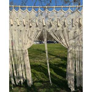 Hermoso Tapiz de Pared de Macramé Estilo Bohemio para Decoración del Hogar, Oficina, Bodas, Estilo Bohemio y Navideño - Product Image 2