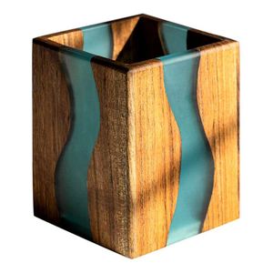 Soporte para cubiertos de madera hecho a mano al por mayor precio directo de fábrica soporte en forma de cuchara para vajilla hogar cocina restaurante - Product Image 1