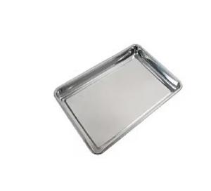 Plateau de service rectangulaire en acier inoxydable, écologique, de luxe, style Art déco martelé, décoration de table de haute qualité - Product Image 6