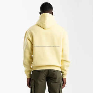 2026 Premium Men's Oversize 100% Cotton Pullover <b>Hoodies</b> Sweatshirts Custom Fashion Anti-Shrink Winter Plain Dyed Sizes <b>3XL</b> 6XL - Product Image 5