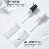 Flacon testeur de parfum portable OEM ODM vide 3 ml avec bouchon à sertir, mini flacon échantillon de parfum en verre pour la vente en gros aux marques