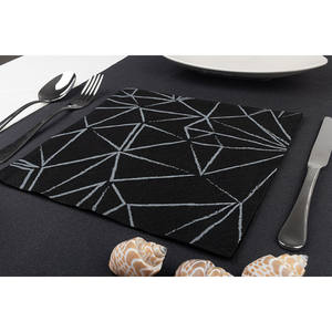 Serviettes imprimées funky noires 40x40cm 70gsm 600 pièces B2B - Product Image 3