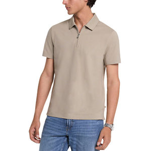 Camiseta de Golf Casual de Manga Corta para Hombre, de Alta Calidad, con Estampado Personalizado del Fabricante, Estilo Básico, Sólido, Elegante, Transpirable, de Punto, para Verano - Product Image 1