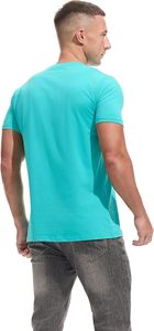 Men's Casual Short Sleeve T-Shirt 100% Cotton Custom <b>Logo</b> Breathable Solid Custom Dyed Print Front <b>Logo</b> Loose Fit Latest Design - Product Image 4