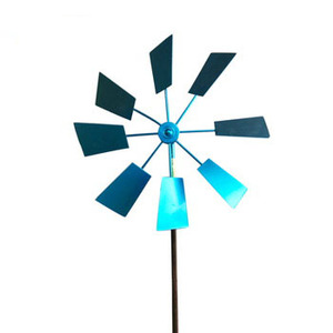 Spinner de <span class=keywords><strong>vent</strong></span> cinétique de piquet de <span class=keywords><strong>moulin</strong></span> <span class=keywords><strong>à</strong></span> <span class=keywords><strong>vent</strong></span> en métal rustique pour des accents de <span class=keywords><strong>jardin</strong></span> décor extérieur de cour - Product Image 4