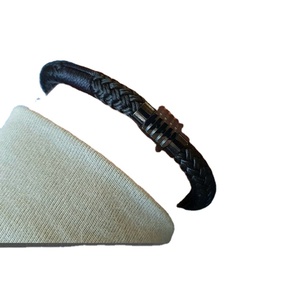 Bracelet unisexe tendance en corde tressée avec fermoir magnétique en acier inoxydable, bracelet marin en corde, bracelet personnalisé, vente chaude - Product Image 1