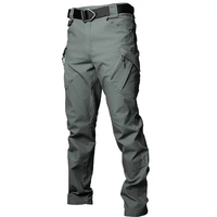 Pantalon cargo léger pour homme, style streetwear hiver, multi-poches, coupe décontractée, séchage rapide, respirant, polyester/coton/canvas