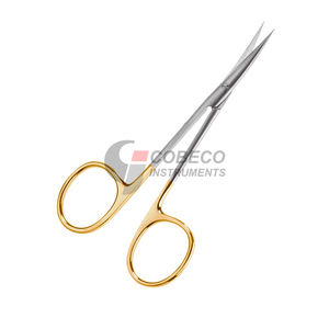 Tijeras Delicadas Iris de Acero Inoxidable, Punta Fina y Afilada, Hojas Curvas para Disección Quirúrgica, Instrumento de Precisión - Product Image 2