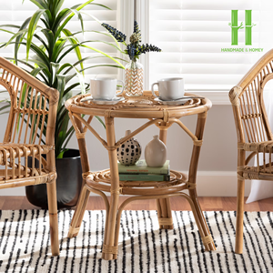 Modern Eco-Friendly Durable Natural Rattan Coffee <b>Table</b> Handcrafted From Vietnam - Product Image 2