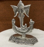 Idole de Ganesha artisanale de style antique de la meilleure qualité, meilleur cadeau pour la Pooja ou l'inauguration d'une maison, cadeaux de retour en laiton, mariage indien