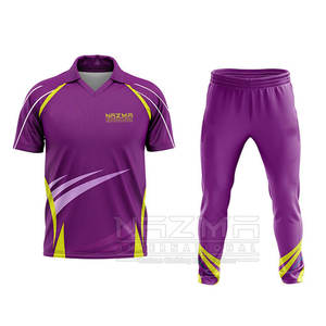 Service OEM Uniforme de cricket sur mesure Vêtements d'équipe de meilleure qualité pour l'entraînement sportif Porter - Product Image 1