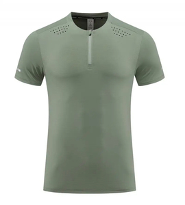 T-shirt de compression à manches longues et séchage rapide pour homme, t-shirt de sport avec logo personnalisé pour homme - Product Image 3