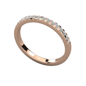 Bague pour femme en or 10 carats avec diamant de laboratoire - Product Image 2