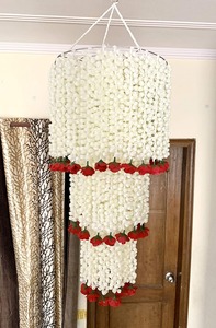 ดอกมะลิประดิษฐ์และโคมไฟระย้าประดับเพดานและทรงพุ่มสำหรับงานแต่งงานและโคมไฟวินเทจสำหรับตกแต่งบ้าน - Product Image 5