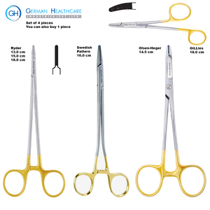พรีเมี่ยมคุณภาพทันตกรรมผ่าตัด Crile ไม้เย็บเข็มผู้ถือ Crilewood ล็อคคีมคีม - Product Image 4