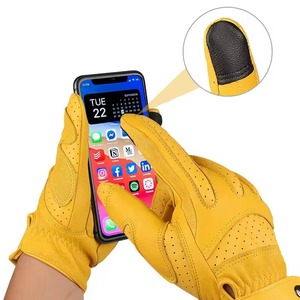 Gants de moto avec logo personnalisé anti-impact pour hommes Gants tactiques en cuir de haute qualité pour le motocross en plein air - Product Image 4